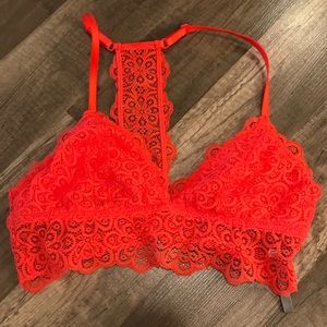 Orange aerie bralette